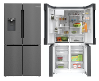 Lodówka Bosch KFI96AXEA Multidoor No Frost 183cm Czarna Stal Szczotkowana Dystrybutor Kostkarka WiFi 574L - 1516164 - zdjęcie 1